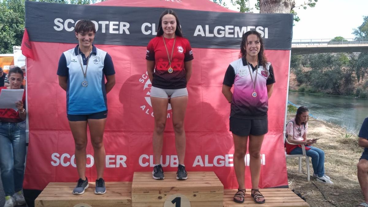 La cullerense Elena Pérez y  la algemesinense Lidia Padilla coparon los dos primeros puestos en su categoría.