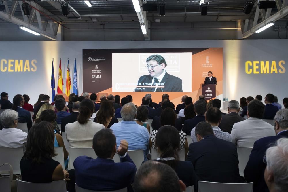 La reina Letizia inaugura el Centro Mundial para la Alimentación Sostenible en València