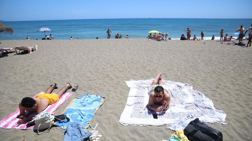 Ambiente veraniego en las playas de Málaga