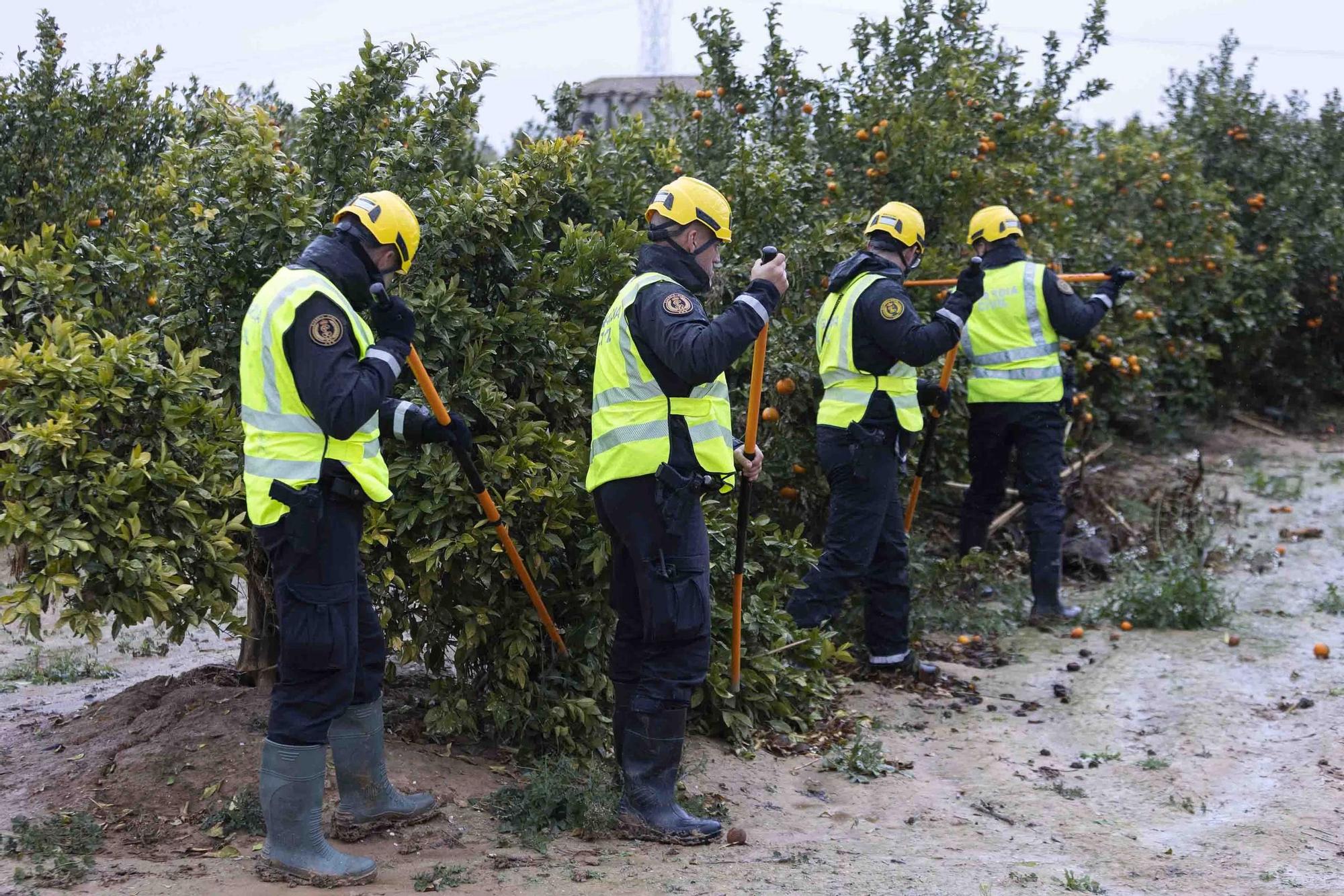 La UME continua la busqueda de desaparecidos