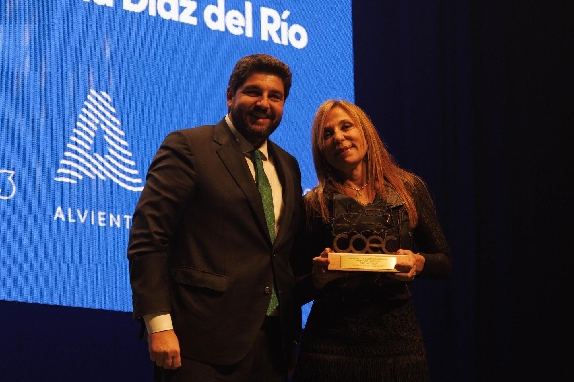 Las imágenes de los premios COEC en Cartagena
