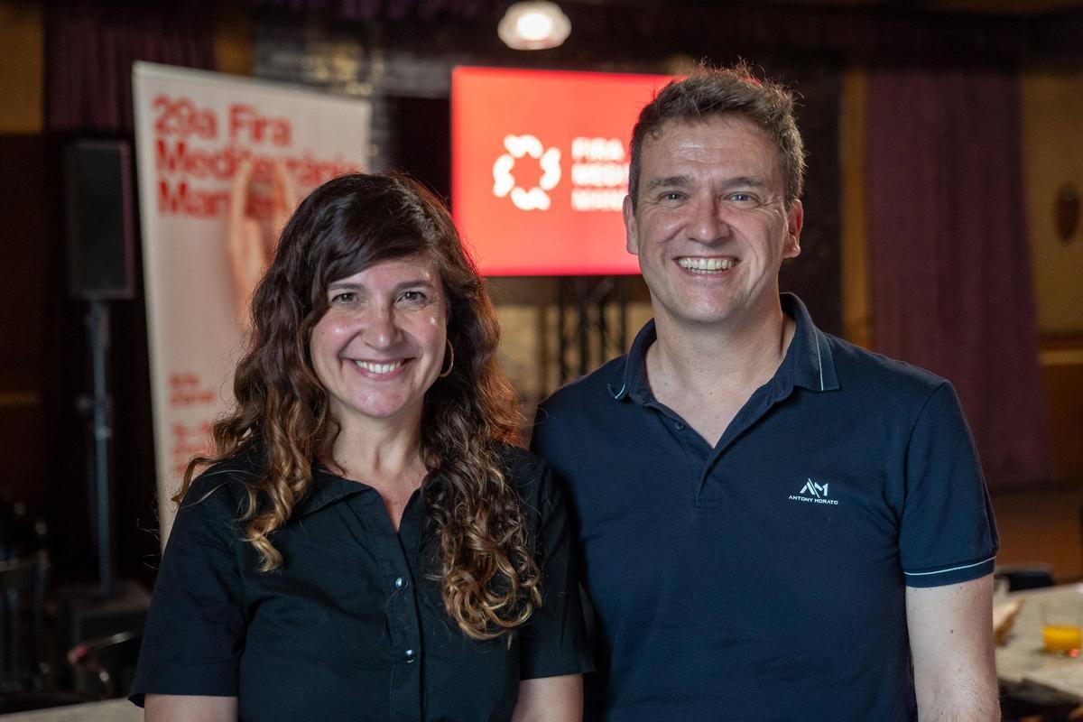 Carol Duran i Jordi Fosas, aquest migdia a El Globus