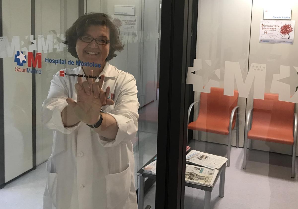 La doctora Nieves Tarín, del Hospital Universitario de Móstoles (Madrid)