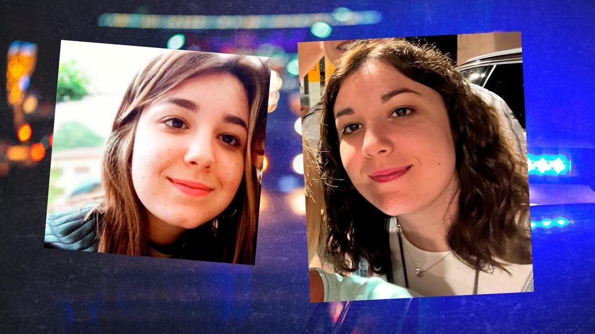 La joven Paula Ofelia Montes Torres, en dos imágenes diferentes. La joven Paula Ofelia Montes Torres, en dos imágenes diferentes.