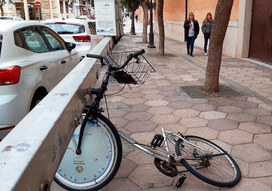 Las acciones vandálicas se sucedieron en la última etapa del anterior servicio BiciVila&#039;t, que dejó de operar hace algo más de dos años.