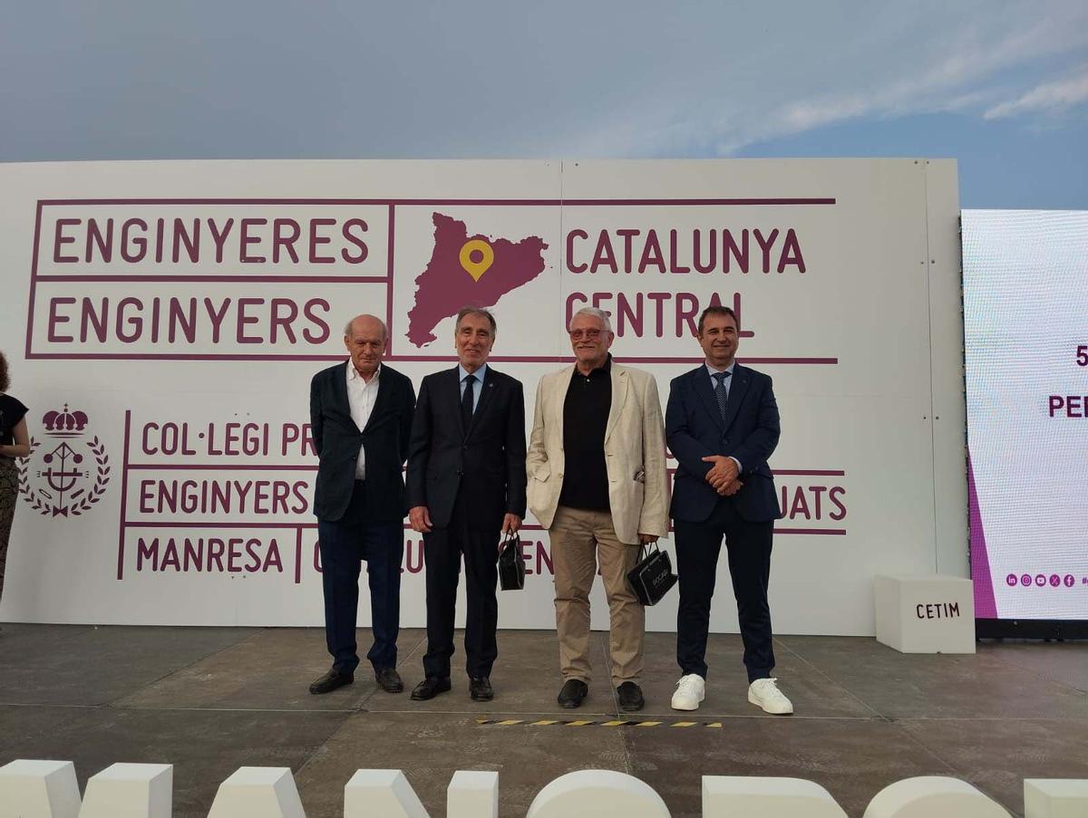 Enginyers homenatjats pels seus 50 anys de col·legiació