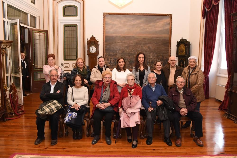 Voluntarios de los centros cívicos, en María Pita