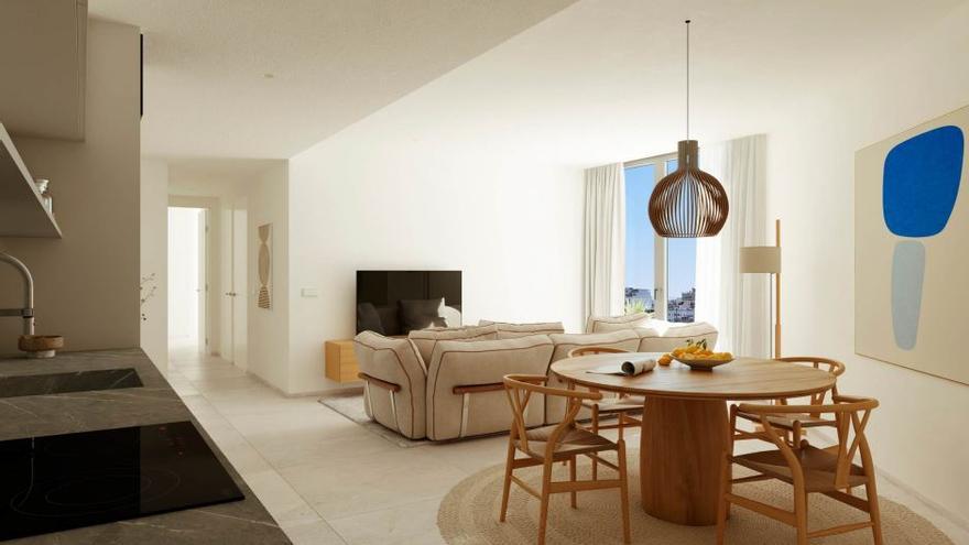 Así serán las viviendas que se construirán en el edificio del antiguo bar Riu Dolç