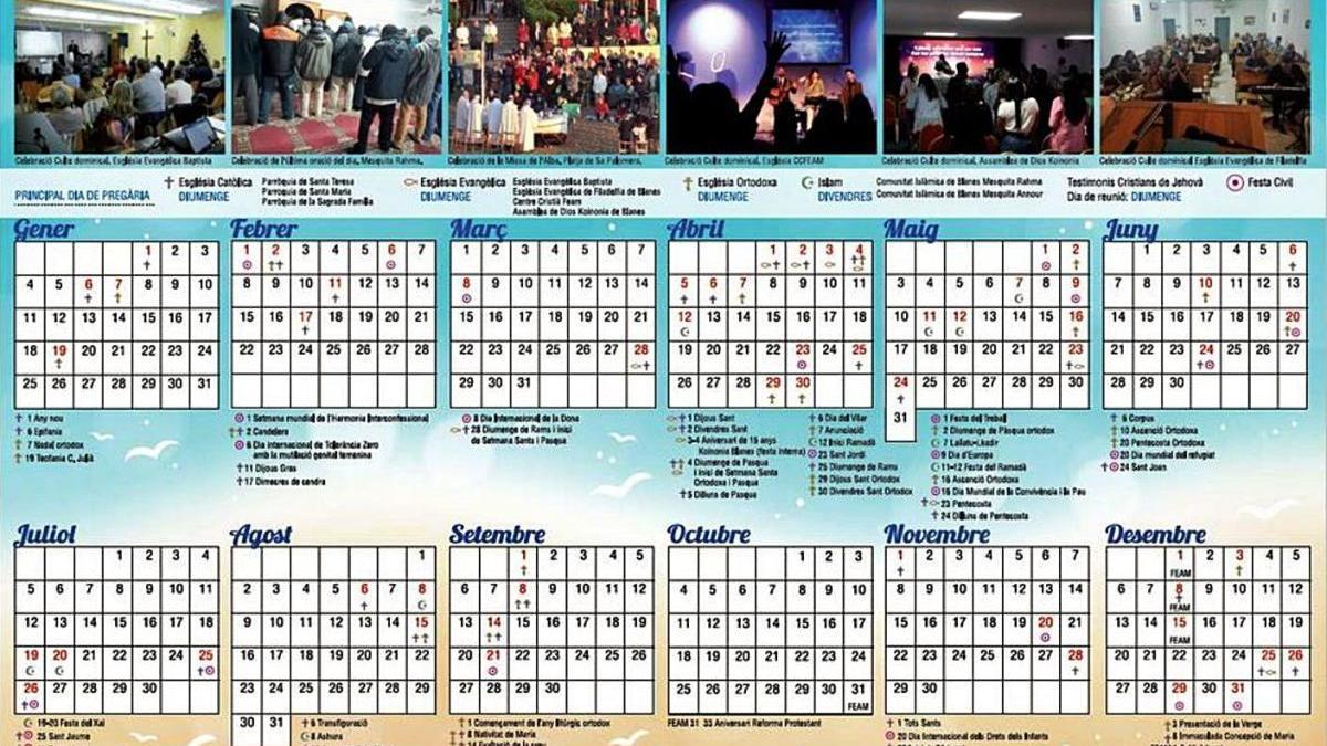 Les religions de Blanes, en un calendari online