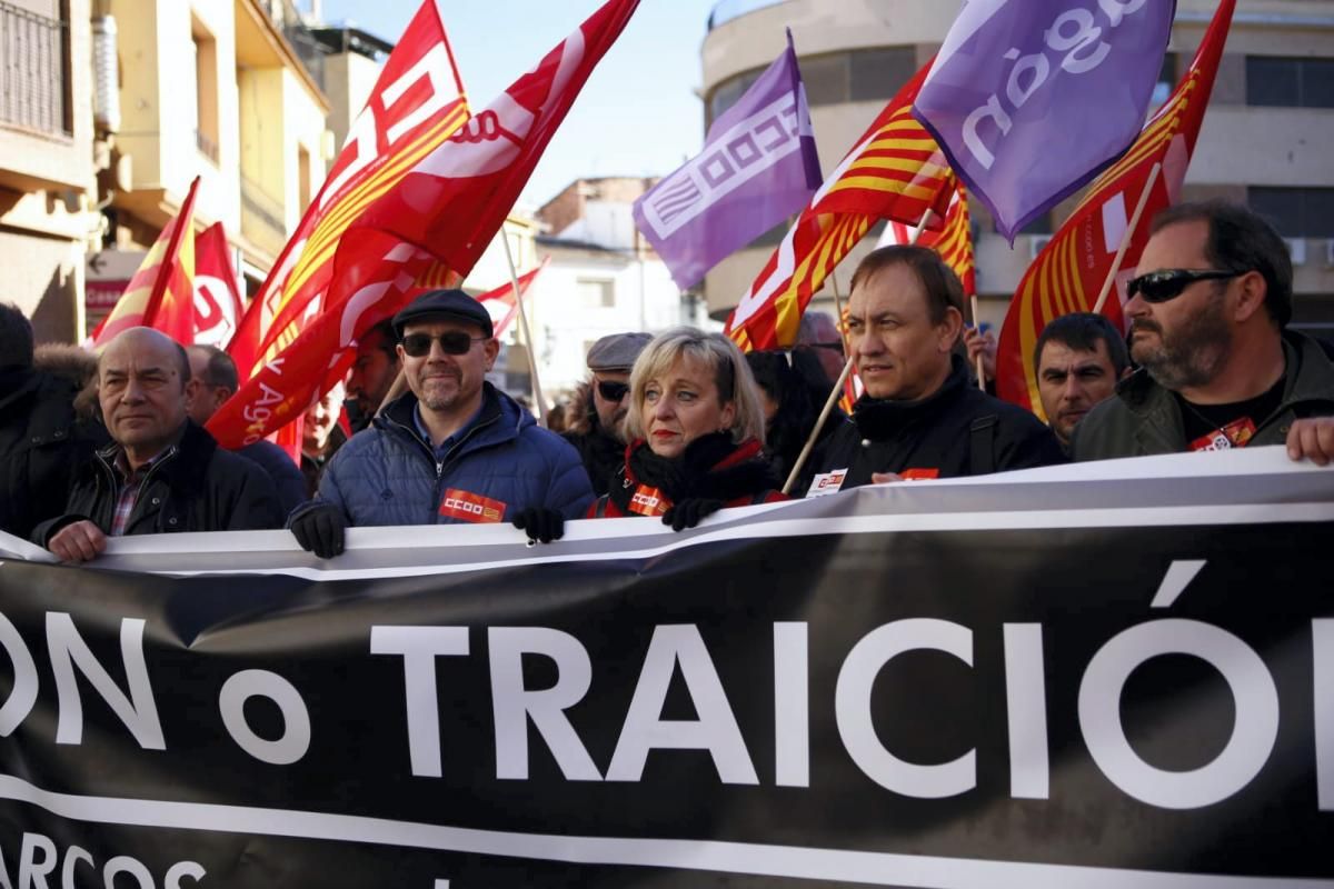 Manifestación en Andorra por una transición justa