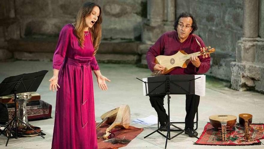 Concierto de Mercedes Hernández y Fernando Reyes, dentro del Pórtico do Paraíso 2017.