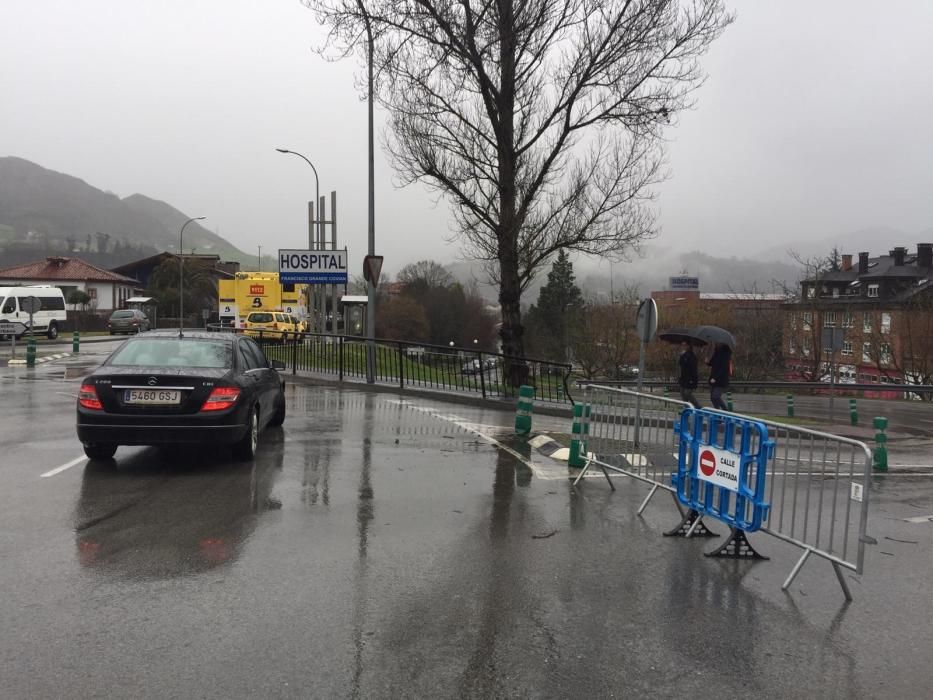 Temporal en Asturias: Segundo día de riadas y desperfectos en Asturias