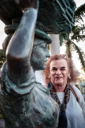 Laura Mendoza, la Lecherita del Carnaval de Santa Cruz de Tenerife