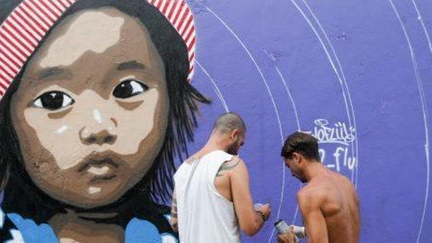 Un mural en Ibiza para reivindicar a la mujer