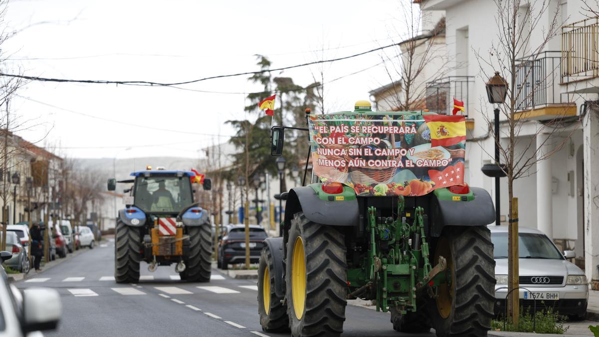 Las organizaciones agrarias Asaja, COAG y UPA convocan una marcha de tractores en la Comunidad de Madrid