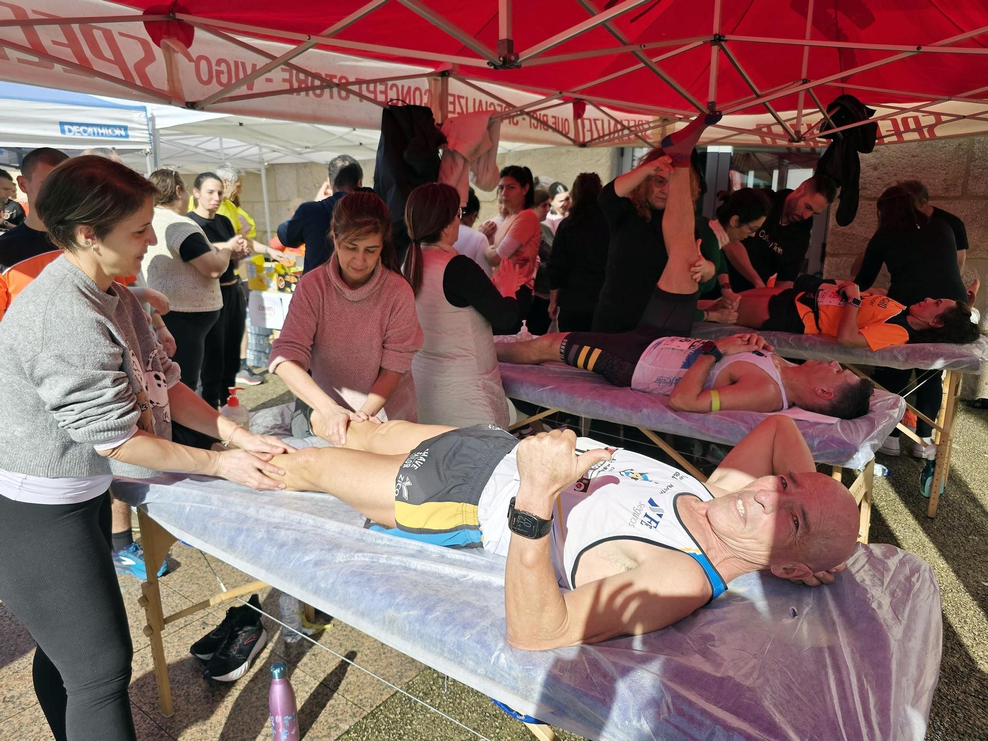 Centenares participantes en la "Carreira Calvario 5+5"