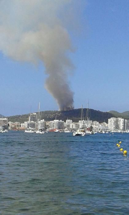 Incendio en Sant Antoni