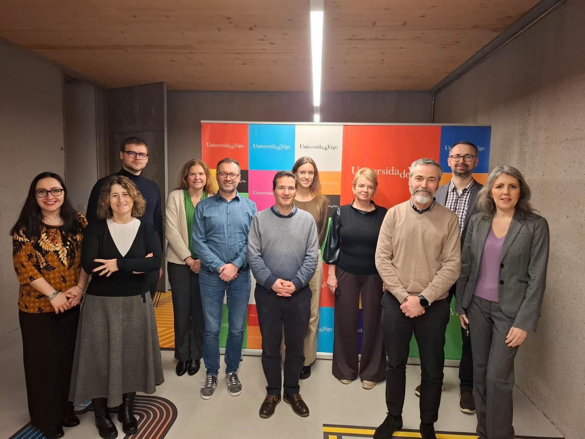 Reunión de los socios del consorcio liderado por la UVigo en Redeiras.