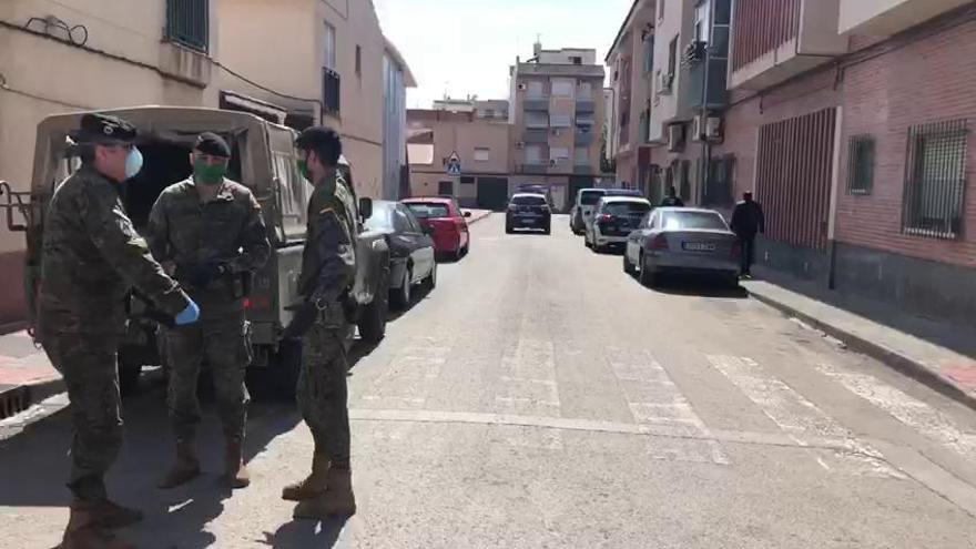 Ejército y Policía toman el barrio del Espíritu Santo (Murcia)