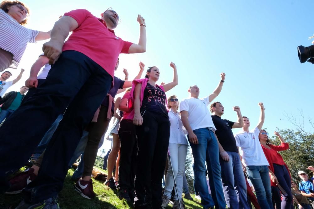 Homenaje a las víctimas del Pozo Funeres