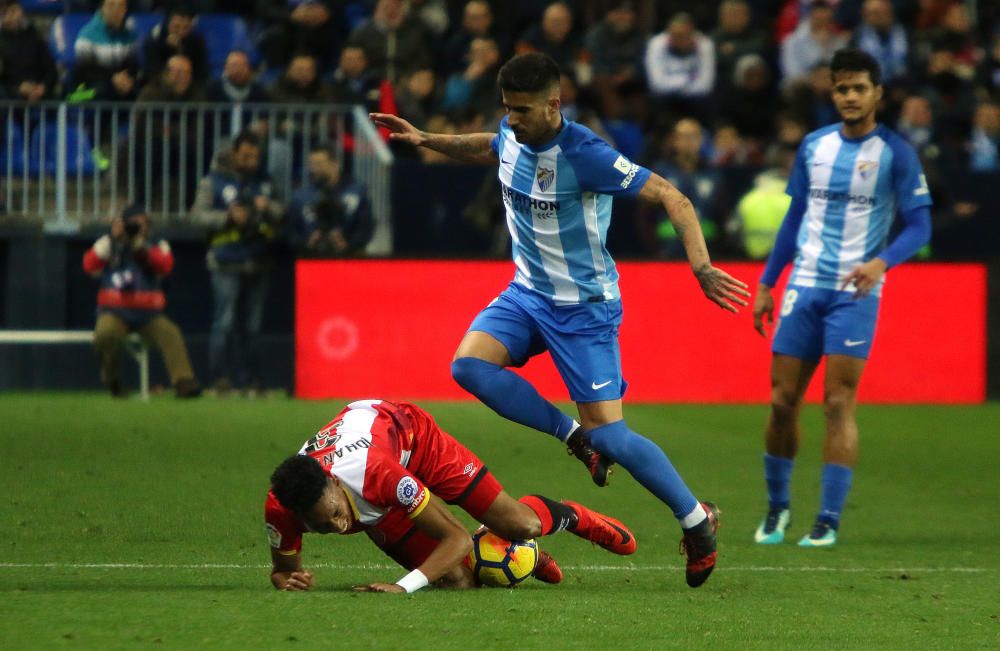 Les millors imatges del Màlaga - Girona (0-0)