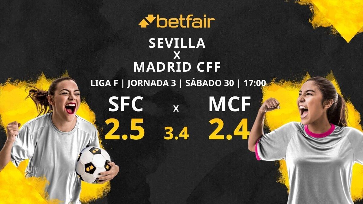 Sevilla FC Femenino vs. Madrid CFF: horario, TV, estadísticas, clasificación y pronósticos