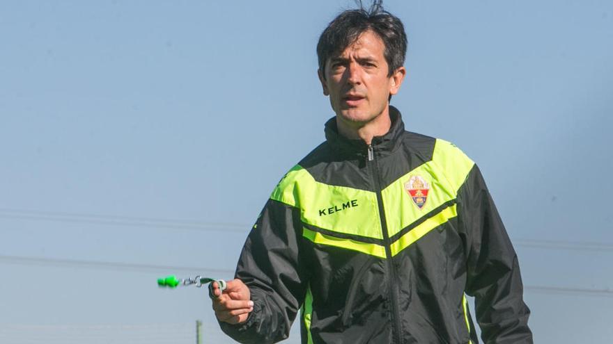 Pacheta durante un entrenamiento.