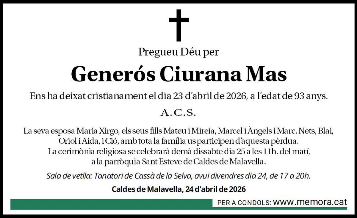 Generós Ciurana