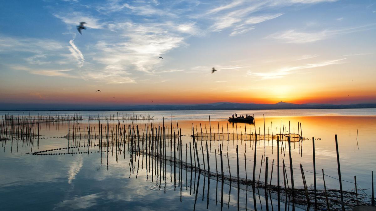 La hora mágica en la Albufera