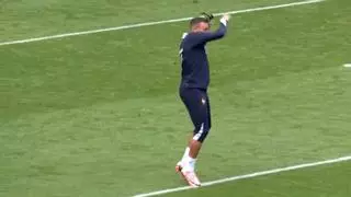 Mbappé marcó su primer gol en una Eurocopa