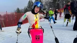 La madrileña Audrey Pascual logra la plata en descenso sentado y estrena el medallero español en Milán Cortina 2026