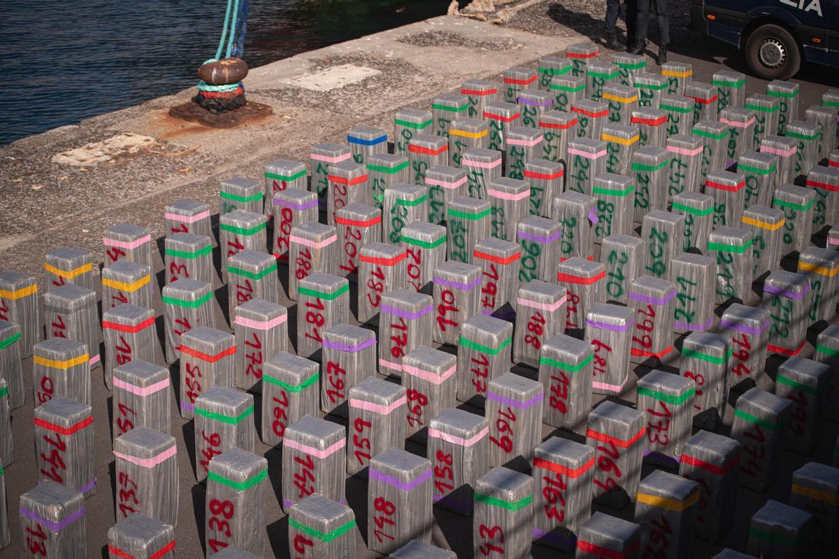 El mayor alijo de cocaína de Europa, en Tenerife