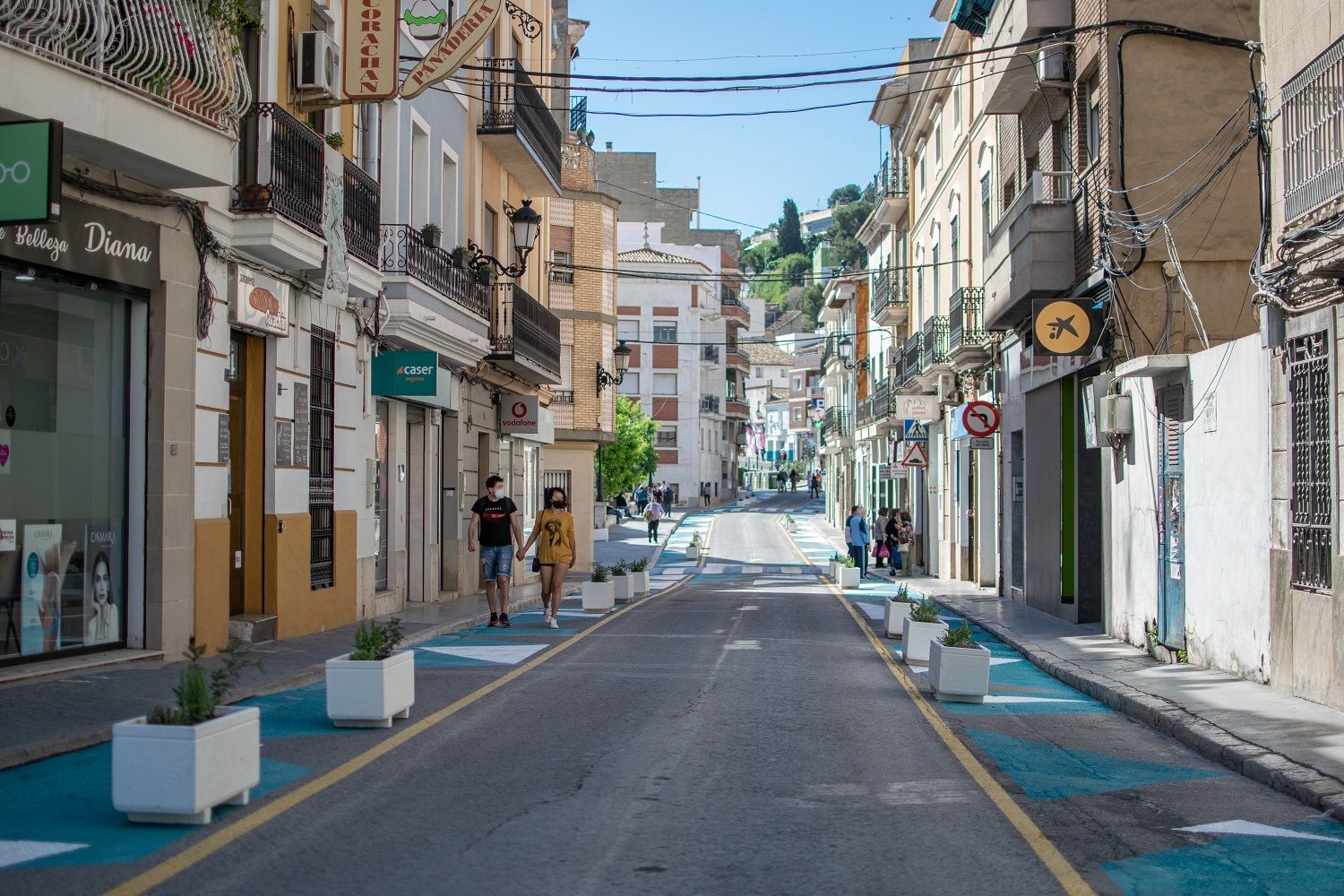 Chiva implanta el &quot;urbanismo táctico&quot; de Barcelona en su casco urbano