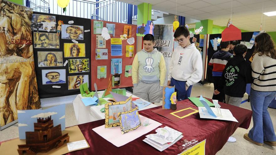 Exposición con la técnica “Pop Up”  en el IES Aller Ulloa