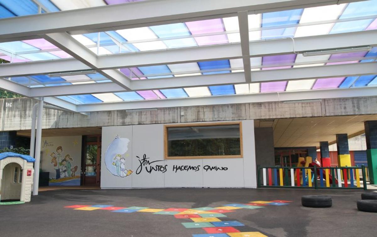 Parte de las instalaciones del colegio