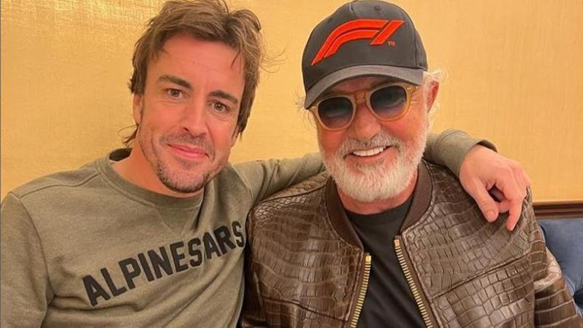 Fernando Alonso y Flavio Briatore son grandes amigos.