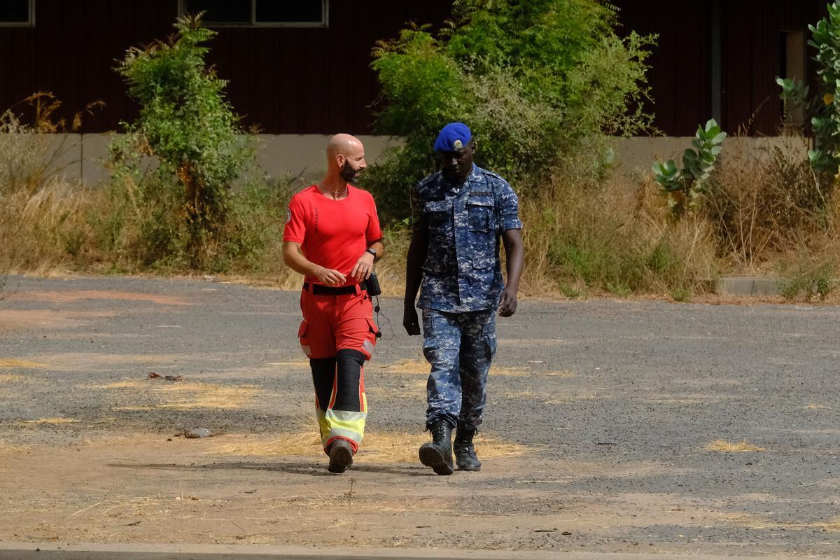 Bomberos de Lanzarote imparten un curso de primeros auxilios en Gambia