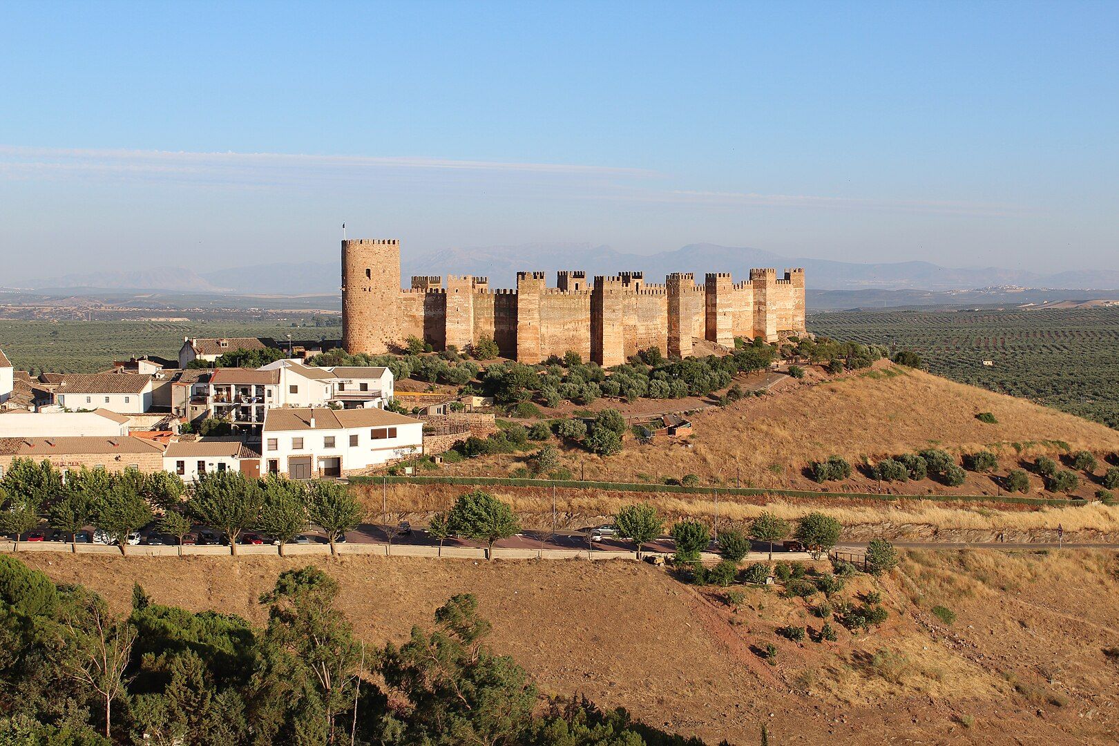 Panorámica del Castillo de Burgalimar.