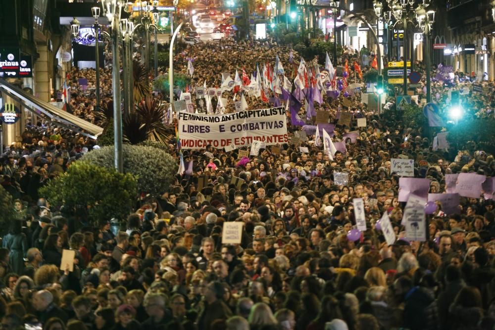 Manifestación del 8-M en Vigo