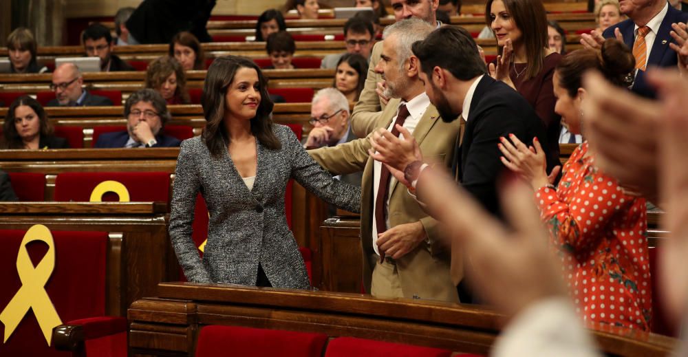 Ple d'investidura de Quim Torra