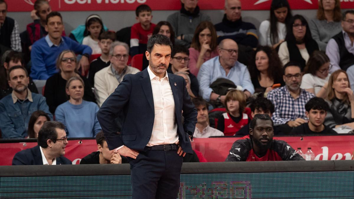 Jesús Ramírez, durante un partido con el Casademont Zaragoza.