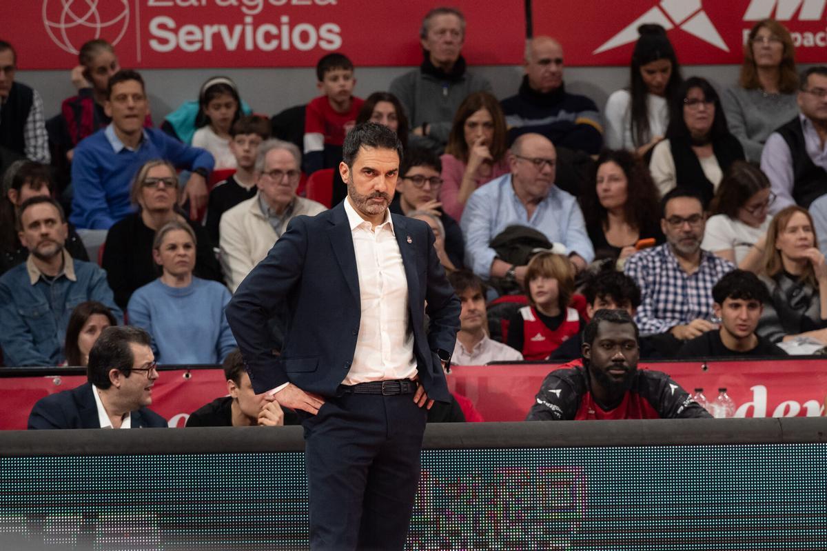 Jesús Ramírez, en el partido de Liga entre el Casademont Zaragoza y el Girona en el Príncipe Felipe.