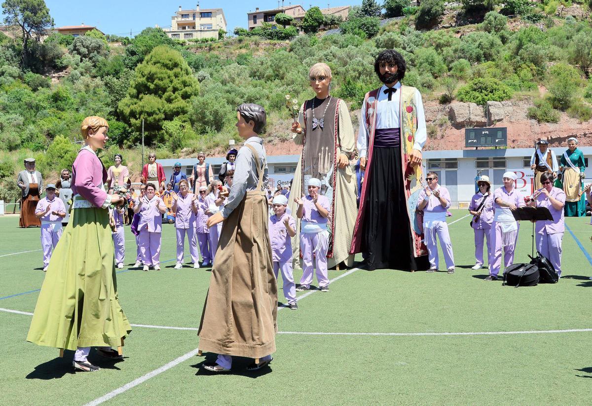 Les millors imatges de la 26a Trobada Gegantera Bages-Berguedà