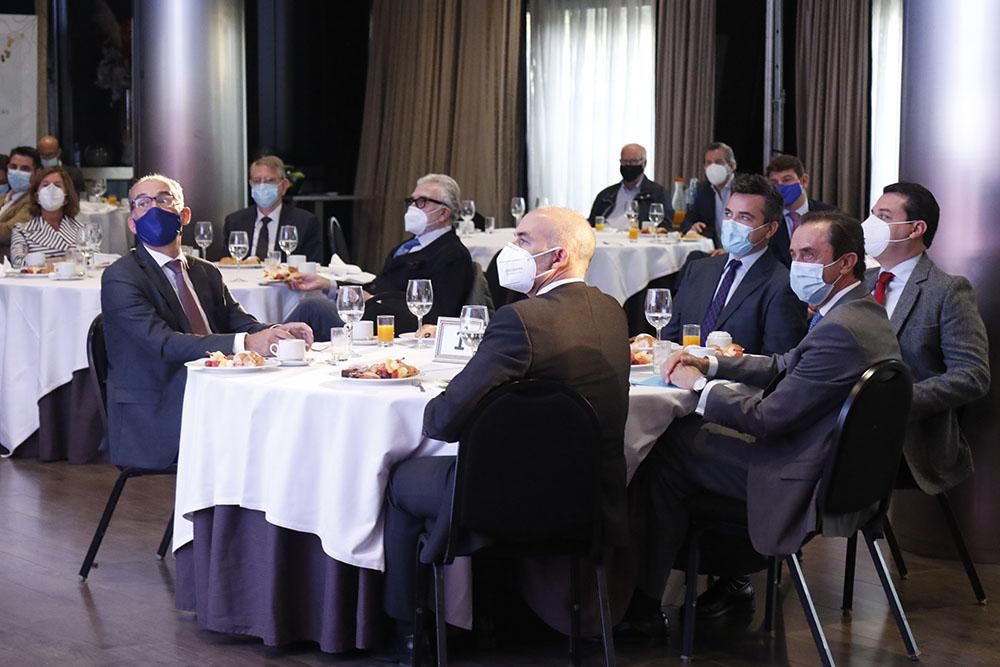 El presidente de CECO, Antonio Díaz, en los desayunos de Diario CÓRDOBA