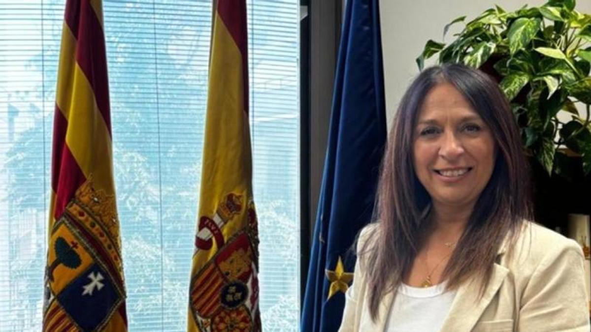 Marta Tejero, cuando fue elegida directora del Instituto Aragonés de Servicios Sociales.