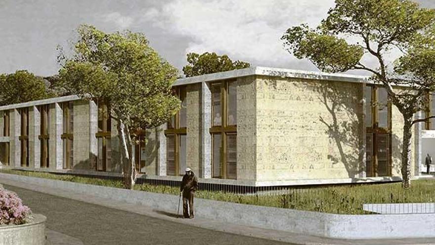 Fotomontaje del proyecto de residencia que se ejecutará en un solar ubicado en el núcleo de Pòrtol.