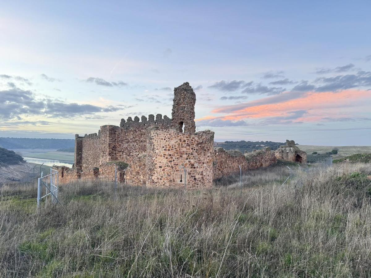 Ruinas del castillo de Castrotorafe, en el municipio de San Cebrián de Castro