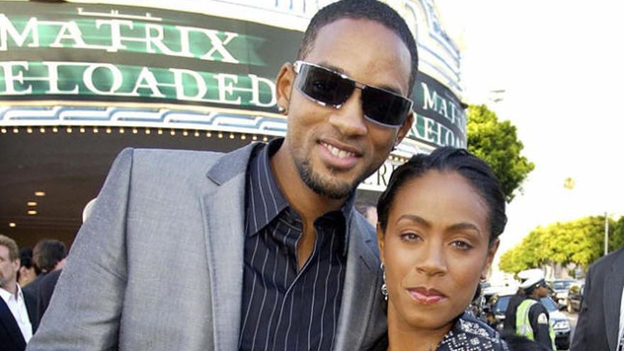 Will Smith junto a su esposa.