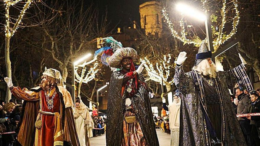 Els tres Reis a Olot, en una imatge d&#039;arxiu.