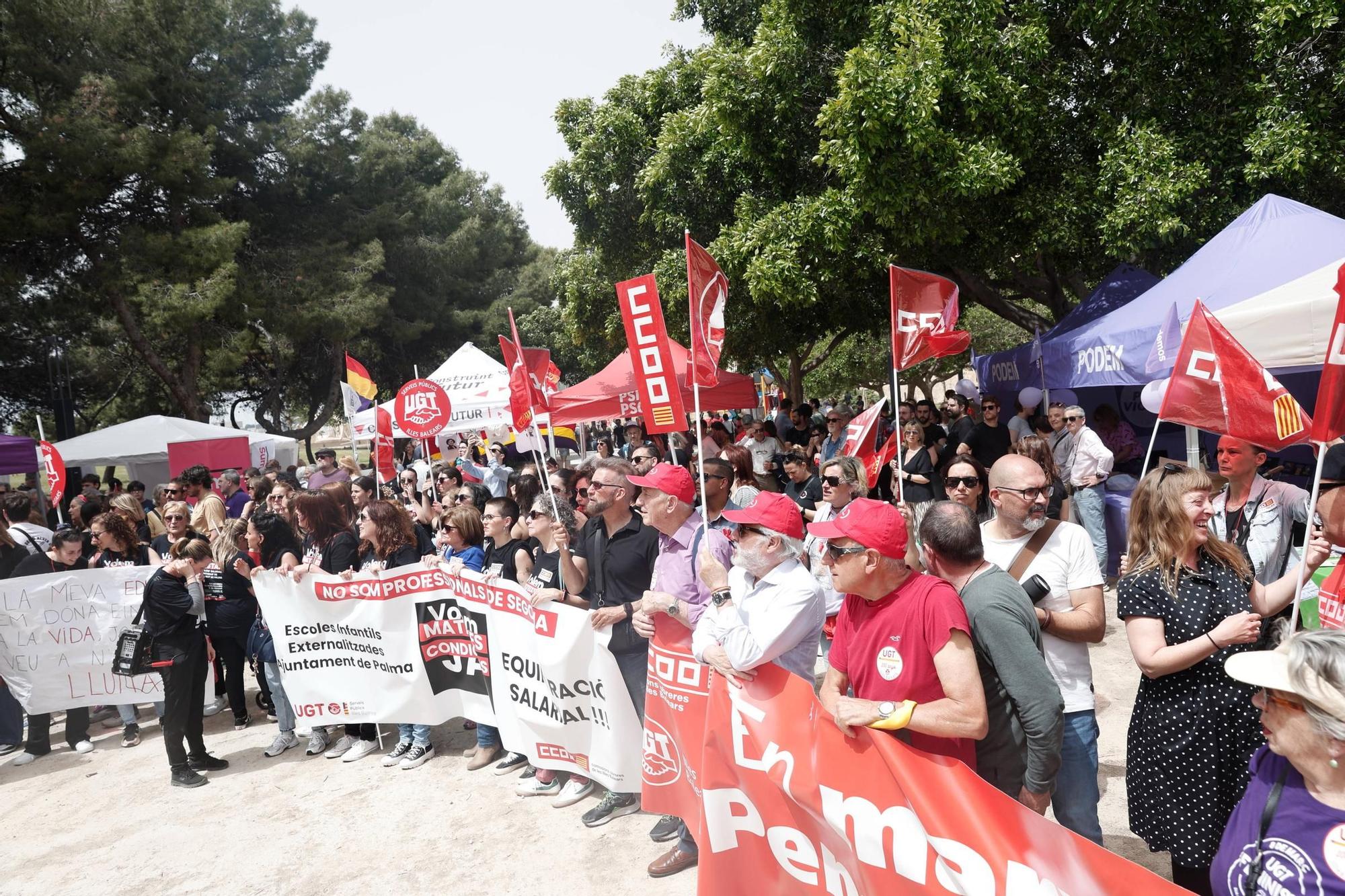 Manifestación del Día del Trabajador en Palma